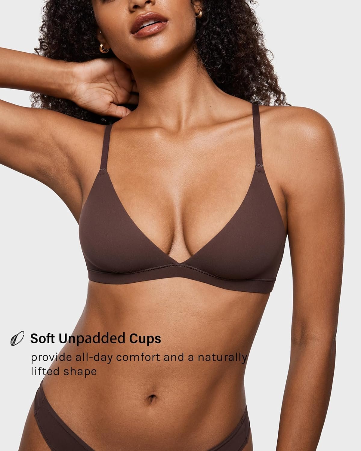 INLYRIC Womens Inbarely Triangle Bralette Plunge Unlined Seamless Bra No Underwire Sexy Comfortable Everyday - lunas-mystic-emporium.com INLYRIC Women's Inbarely Triangle Bralette Plunge Unlined Seamless Bra No Underwire Sexy Comfortable Everyday
