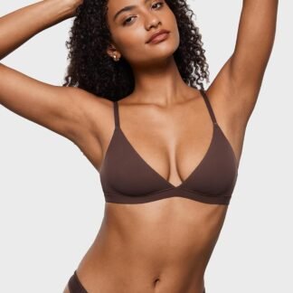 INLYRIC Womens Inbarely Triangle Bralette Plunge Unlined Seamless Bra No Underwire Sexy Comfortable Everyday - lunas-mystic-emporium.com INLYRIC Women's Inbarely Triangle Bralette Plunge Unlined Seamless Bra No Underwire Sexy Comfortable Everyday