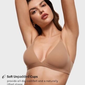 INLYRIC Womens Inbarely Triangle Bralette Plunge Unlined Seamless Bra No Underwire Sexy Comfortable Everyday - lunas-mystic-emporium.com INLYRIC Women's Inbarely Triangle Bralette Plunge Unlined Seamless Bra No Underwire Sexy Comfortable Everyday