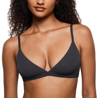 INLYRIC Womens Inbarely Triangle Bralette Plunge Unlined Seamless Bra No Underwire Sexy Comfortable Everyday - lunas-mystic-emporium.com INLYRIC Women's Inbarely Triangle Bralette Plunge Unlined Seamless Bra No Underwire Sexy Comfortable Everyday