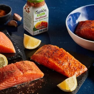 iSpice - Salt-Free | Sugar free | 100% Fat Free Pure Wellness Seafood Super Spice Blend | All Natural | Ready to use as is | No preparation is necessary