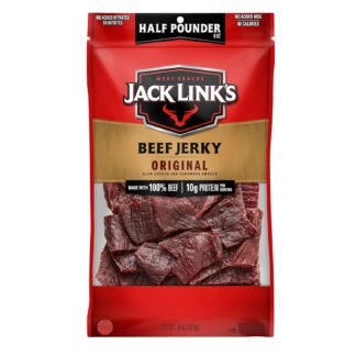 Jack Links Beef Jerky Original Half Pounder Large Jerky Bag - Flavorful Meat Snack Ready to Eat Protein Snacks with 10g of Protein per Serving Made with 100 Beef - lunas-mystic-emporium.com Jack Link's Beef Jerky, Original, Half Pounder Large Jerky Bag - Flavorful Meat Snack, Ready to Eat Protein Snacks with 10g of Protein per Serving, Made with 100% Beef