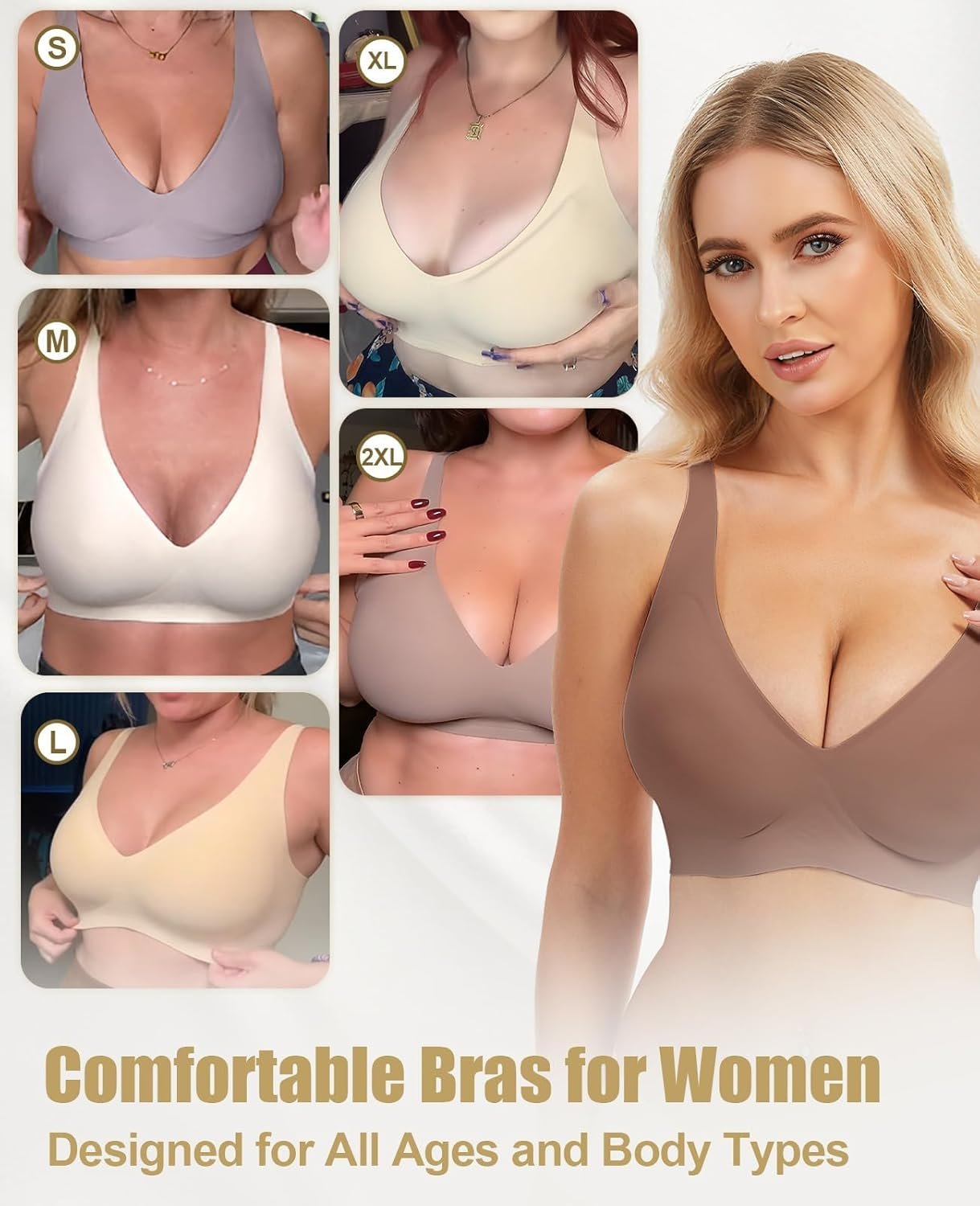 Jelly Wireless Bra Deep V Push Up Seamless T-Shirt Comfortable Plunge No Underwire Bras with Adjustable Straps Everyday Bras - lunas-mystic-emporium.com Jelly Wireless Bra Deep V Push Up Seamless T-Shirt Comfortable Plunge No Underwire Bras with Adjustable Straps Everyday Bras