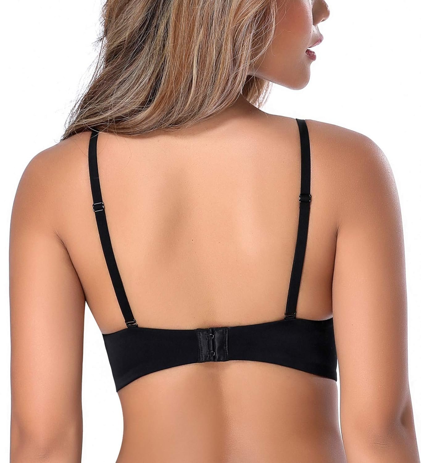 JOATEAY Deep Plunge Bra Convertible Push up Low Cut Seamless Women Wireless Bra Red Carpet - lunas-mystic-emporium.com JOATEAY Deep Plunge Bra Convertible Push up Low Cut Seamless Women Wireless Bra Red Carpet