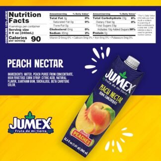 Jumex Peach Juice Nectar - Peach Nectar Made with Fresh Fruit Puree - Tropical Fruit Juice Concentrate for Smoothie Mix Cocktail Mixers Kids Drinks Mexican Beverages - - lunas-mystic-emporium.com Jumex Peach Juice Nectar - Peach Nectar Made with Fresh Fruit Puree - Tropical Fruit Juice Concentrate for Smoothie Mix, Cocktail Mixers, Kids Drinks & Mexican Beverages -...