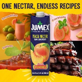 Jumex Peach Juice Nectar - Peach Nectar Made with Fresh Fruit Puree - Tropical Fruit Juice Concentrate for Smoothie Mix Cocktail Mixers Kids Drinks Mexican Beverages - - lunas-mystic-emporium.com Jumex Peach Juice Nectar - Peach Nectar Made with Fresh Fruit Puree - Tropical Fruit Juice Concentrate for Smoothie Mix, Cocktail Mixers, Kids Drinks & Mexican Beverages -...