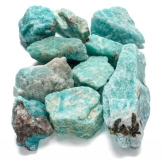 KALIFANO Rough with Healing & Calming Effects - AAA Grade High Energy Raw with Information Card - Reiki Crystal Used for Stress Relief and Tranquility (Family Owned and Operated)