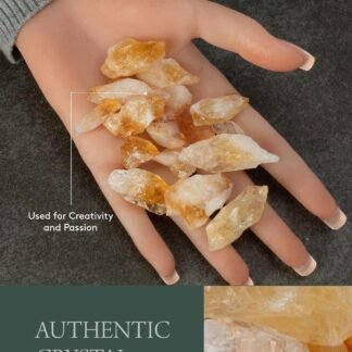 KALIFANO Rough with Healing & Calming Effects - AAA Grade High Energy Raw with Information Card - Reiki Crystal Used for Stress Relief and Tranquility (Family Owned and Operated)