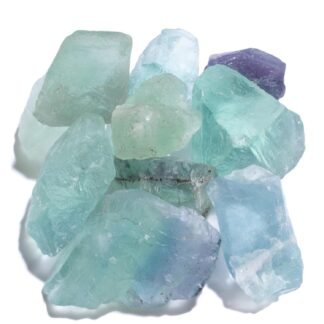 KALIFANO Rough with Healing & Calming Effects - AAA Grade High Energy Raw with Information Card - Reiki Crystal Used for Stress Relief and Tranquility (Family Owned and Operated)