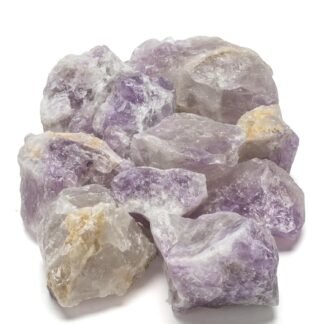 KALIFANO Rough with Healing & Calming Effects - AAA Grade High Energy Raw with Information Card - Reiki Crystal Used for Stress Relief and Tranquility (Family Owned and Operated)
