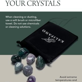 KALIFANO Tumbled Rainbow Fluorite Bundle (300+ Carats) - AAA+ Jewelry Grade Reiki Crystal - Fluorita Piedras Caidas for Wicca/Healing (Family Owned)