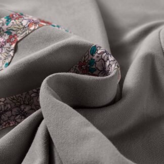 KevaMolly Womens Floral Peace Symbol Drop Shoulder Sweatshirt Oversize Crewneck Casual Pullover (Runs Large, Size Down)