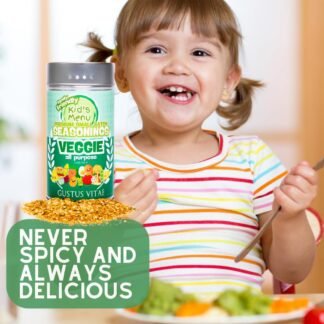 Kid’s Menu: Veggie - All Purpose Gourmet Seasoning | Hand Made Spice Blend | All Natural | Not Spicy | No MSG | Lower Sodium | Non GMO | Fun, Savory, Mild Flavor Seasoning |...
