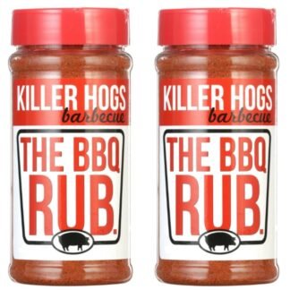 Killer Hogs BBQ Rub Seasoning for Beef, Steak, Burgers, Pork, 11 oz (Pack of 2)