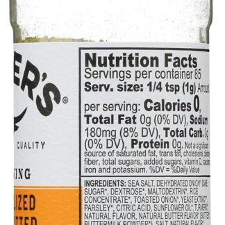Kinders Organic Caramelized Onion Butter Seasoning 3 Oz - lunas-mystic-emporium.com Kinders Organic Caramelized Onion Butter Seasoning, 3 Oz