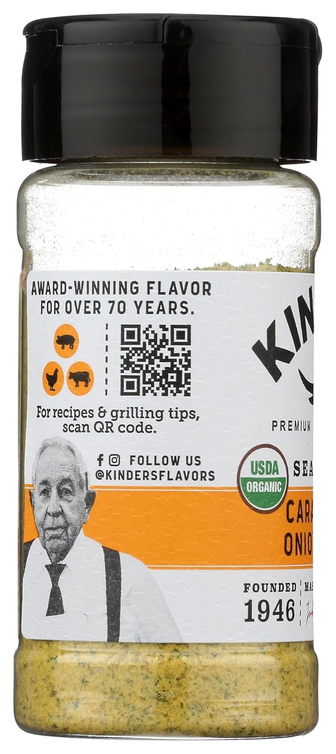 Kinders Organic Caramelized Onion Butter Seasoning 3 Oz - lunas-mystic-emporium.com Kinders Organic Caramelized Onion Butter Seasoning, 3 Oz