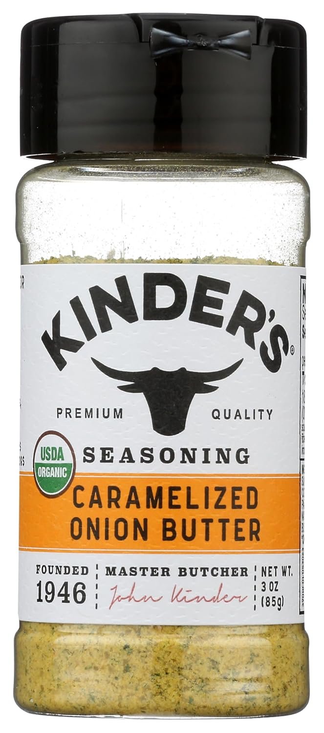 Kinders Organic Caramelized Onion Butter Seasoning 3 Oz - lunas-mystic-emporium.com Kinders Organic Caramelized Onion Butter Seasoning, 3 Oz