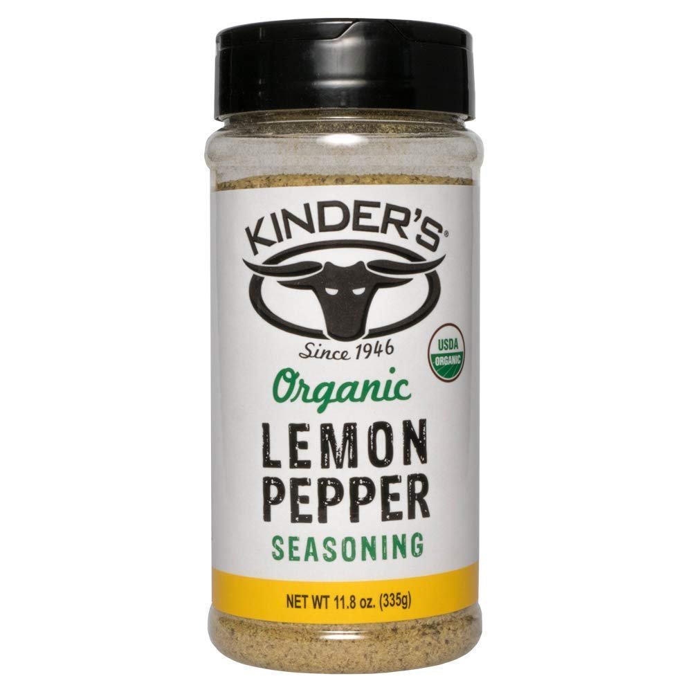 Kinders Organic Lemon Pepper Seasoning 118 OZ One pack - lunas-mystic-emporium.com Kinder's Organic Lemon Pepper Seasoning, 11.8 OZ, One pack