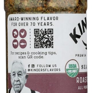 Kinders Organic Roasted Veggie Seasoning 3 Oz - lunas-mystic-emporium.com Kinders Organic Roasted Veggie Seasoning, 3 Oz