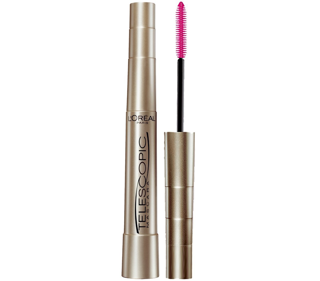 LOreal Paris Makeup Original Telescopic Mascara Separating Mascara Volume and Length Formula Washable Blackest Black 027 Fl Oz 1 Count - lunas-mystic-emporium.com L’Oreal Paris Makeup Original Telescopic Mascara, Separating Mascara Volume and Length Formula, Washable, Blackest Black, 0.27 Fl Oz., 1 Count
