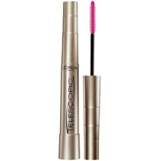 L’Oreal Paris Makeup Original Telescopic Mascara, Separating Mascara Volume and Length Formula, Washable, Blackest Black, 0.27 Fl Oz., 1 Count