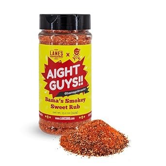 Lanes Bama Grill Master BBQ Seasonings and Rubs Sweet and Smoky Seasoning Rub for Grilled Meats Veggies BBQ Rubs for Smoking Made in USA 132 Oz - lunas-mystic-emporium.com Lane's Bama Grill Master BBQ Seasonings and Rubs, Sweet and Smoky Seasoning Rub for Grilled Meats & Veggies BBQ Rubs for Smoking, Made in USA, 13.2 Oz