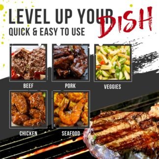 Lane's Bama Grill Master Pork BBQ Seasonings and Rubs, All-Purpose AbsolutelyFreakinKiller Savory Spicy BBQ Rub Seasoning, Made in USA, 13 Oz