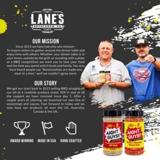 Lane's Bama Grill Master Pork BBQ Seasonings and Rubs, All-Purpose AbsolutelyFreakinKiller Savory Spicy BBQ Rub Seasoning, Made in USA, 13 Oz