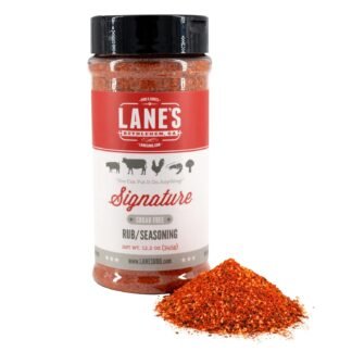 Lane's Signature BBQ Seasoning Rub, All-Natural BBQ Seasonings and Rubs, Perfect for Beef, Meat, Chicken & Pork Rub Seasoning, Made in USA, 12.2 Oz