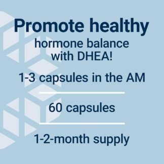 Life Extension DHEA 50 mg – Hormone Balance Supplement, Memory, Muscle Mass and Bone Density Support, Healthy Sex Drive, Gluten-Free, Non-GMO, 60 Capsules