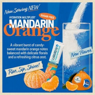 Liquid I.V.® Hydration Multiplier Sugar Free - Mandarin Orange | Electrolyte Powder Drink Mix | 1 Pack (14 Servings)