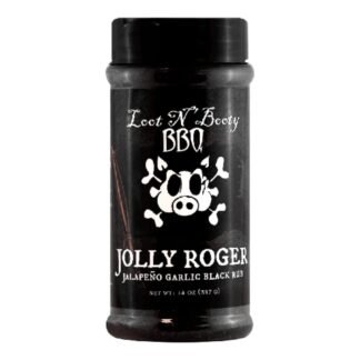 Loot N' Booty Jolly Roger Jalapeno Garlic Black Rub - 14 oz
