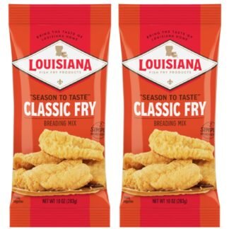 LOUISIANA All Natural Fish Fry Seafood Breading Mix 10 OZ(Pack of 2) by Louisiana