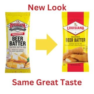 Louisiana Fish Fry, Breading Variety Gift Pack (Pack of 4) - Seasoned Fish Fry, New Orleans Style w/ Lemon Fish Fry, Cajun Fish Fry, Beer Batter Mix