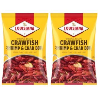 Louisiana Fish Fry Crawfish, Shrimp & Crab Boil Seasoning, 4.5 Pounds (Pack of 2) - Perfectly Spicy - Complete Boil Seasoning for Seafood Lovers - Perfectly Blends Garlic,...