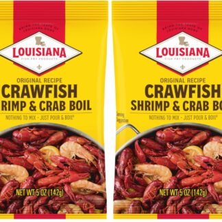 Louisiana Fish Fry Products Crawfish, Shrimp & Crab Boil Seasoning - Spicy & Delicious Seafood Powder Complete Seasoning - Low Salt Cajun Seasoning (5 Ounce (Pack of 1))