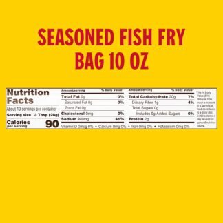 Louisiana Fish Fry Seasoned Fish Fry Seafood Breading Mix 10 oz. (Pack of 1) - Season and Cook All Your Fish, Shrimp, Oysters, Vegetables, and More to Crispy Perfection...