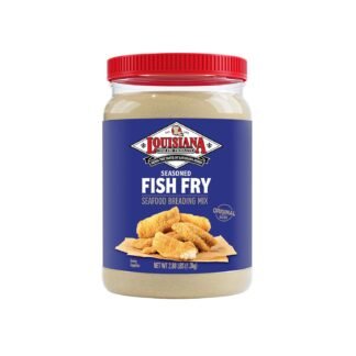 Louisiana Fish Fry Seasoned Fish Fry Seafood Breading Mix 2.88 Pound (Pack of 1) - Season and Cook All Your Fish, Shrimp, Oysters, Vegetables, and More to Crispy Perfection