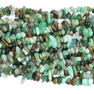 Loveliome 90 Inches Red Aventurine Irregular Shaped Crystal and Healing Tumbled Chip Stone Beads for Jewelry Making