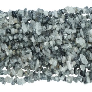 Loveliome 90 Inches Red Aventurine Irregular Shaped Crystal and Healing Tumbled Chip Stone Beads for Jewelry Making