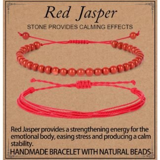 LPBeads Handmade Size Adjustable Natural Stone Bracelet