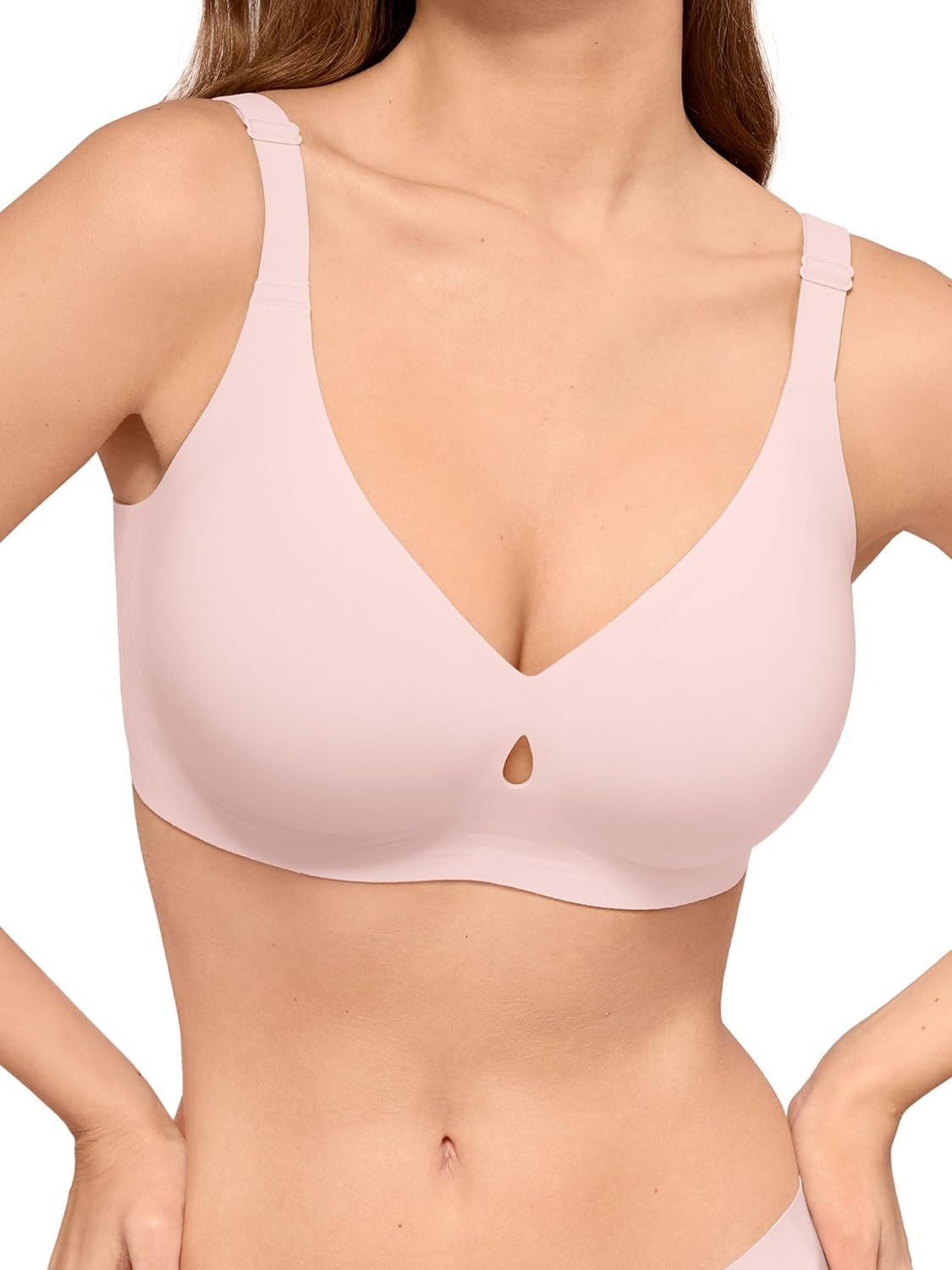 LUCKMEEY Bras for Women No Underwire Wireless Bras - Seamless Push Up Full Coverage Bralettes Comfortable Everyday Bra - lunas-mystic-emporium.com LUCKMEEY Bras for Women No Underwire Wireless Bras - Seamless Push Up Full Coverage Bralettes Comfortable Everyday Bra