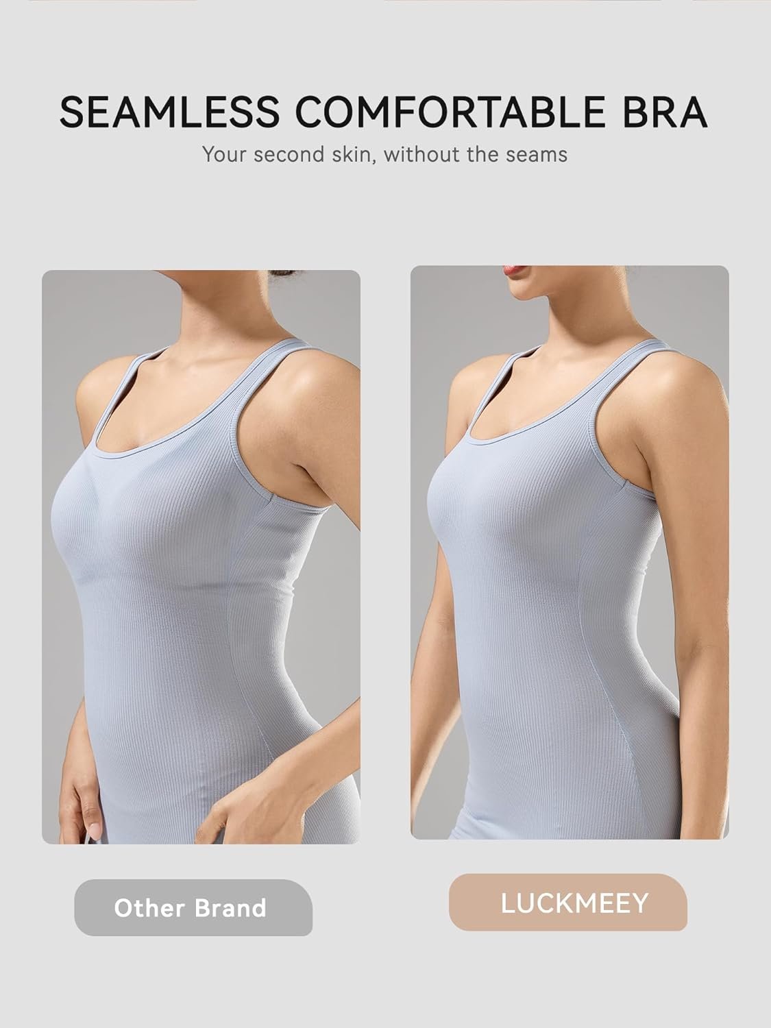 LUCKMEEY Bras for Women No Underwire Wireless Bras - Seamless Push Up Full Coverage Bralettes Comfortable Everyday Bra - lunas-mystic-emporium.com LUCKMEEY Bras for Women No Underwire Wireless Bras - Seamless Push Up Full Coverage Bralettes Comfortable Everyday Bra