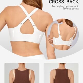 LUCKMEEY Bras for Women No Underwire Wireless Bras - Seamless Push Up Full Coverage Bralettes Comfortable Everyday Bra - lunas-mystic-emporium.com LUCKMEEY Bras for Women No Underwire Wireless Bras - Seamless Push Up Full Coverage Bralettes Comfortable Everyday Bra