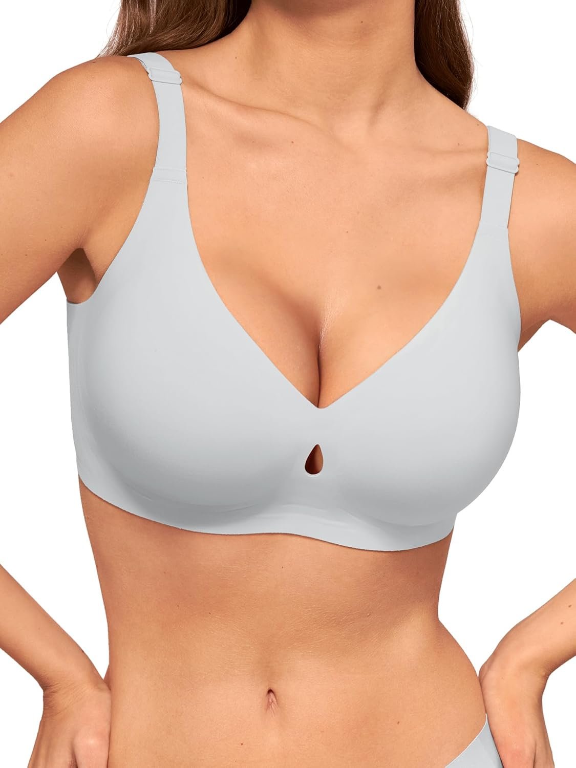LUCKMEEY Bras for Women No Underwire Wireless Bras - Seamless Push Up Full Coverage Bralettes Comfortable Everyday Bra - lunas-mystic-emporium.com LUCKMEEY Bras for Women No Underwire Wireless Bras - Seamless Push Up Full Coverage Bralettes Comfortable Everyday Bra
