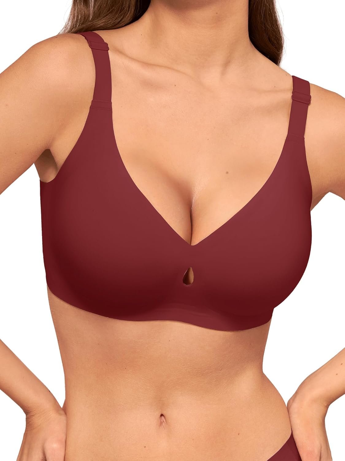 LUCKMEEY Bras for Women No Underwire Wireless Bras - Seamless Push Up Full Coverage Bralettes Comfortable Everyday Bra - lunas-mystic-emporium.com LUCKMEEY Bras for Women No Underwire Wireless Bras - Seamless Push Up Full Coverage Bralettes Comfortable Everyday Bra