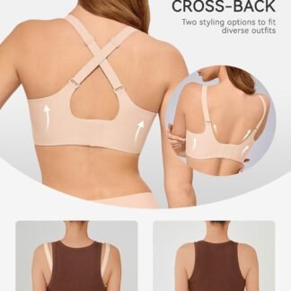 LUCKMEEY Bras for Women No Underwire Wireless Bras - Seamless Push Up Full Coverage Bralettes Comfortable Everyday Bra - lunas-mystic-emporium.com LUCKMEEY Bras for Women No Underwire Wireless Bras - Seamless Push Up Full Coverage Bralettes Comfortable Everyday Bra