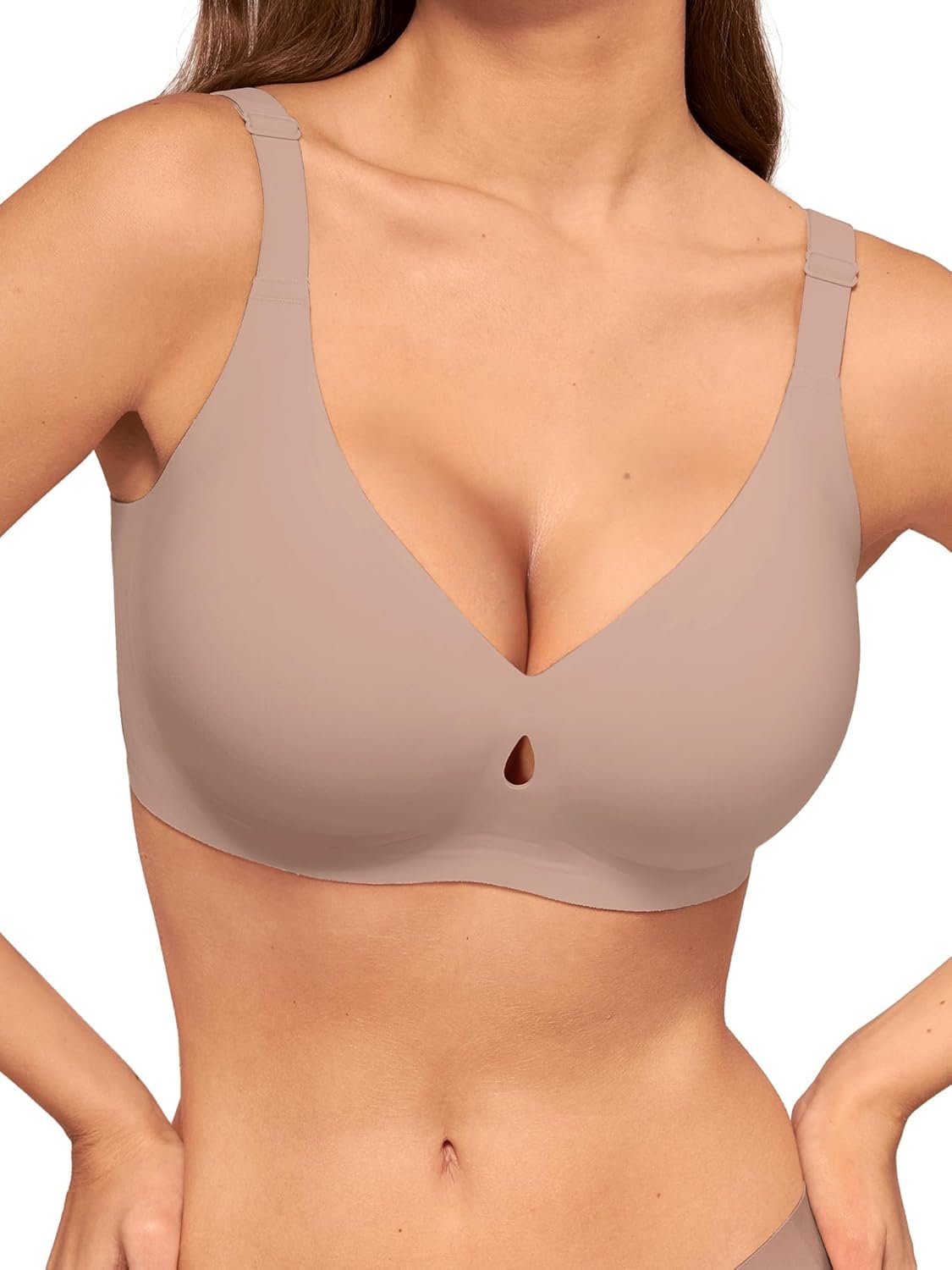 LUCKMEEY Bras for Women No Underwire Wireless Bras - Seamless Push Up Full Coverage Bralettes Comfortable Everyday Bra - lunas-mystic-emporium.com LUCKMEEY Bras for Women No Underwire Wireless Bras - Seamless Push Up Full Coverage Bralettes Comfortable Everyday Bra