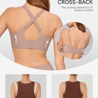 LUCKMEEY Bras for Women No Underwire Wireless Bras - Seamless Push Up Full Coverage Bralettes Comfortable Everyday Bra - lunas-mystic-emporium.com LUCKMEEY Bras for Women No Underwire Wireless Bras - Seamless Push Up Full Coverage Bralettes Comfortable Everyday Bra