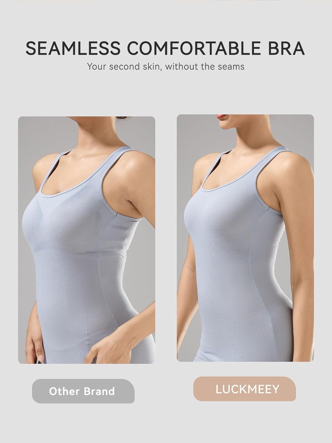 LUCKMEEY Bras for Women No Underwire Wireless Bras - Seamless Push Up Full Coverage Bralettes Comfortable Everyday Bra - lunas-mystic-emporium.com LUCKMEEY Bras for Women No Underwire Wireless Bras - Seamless Push Up Full Coverage Bralettes Comfortable Everyday Bra